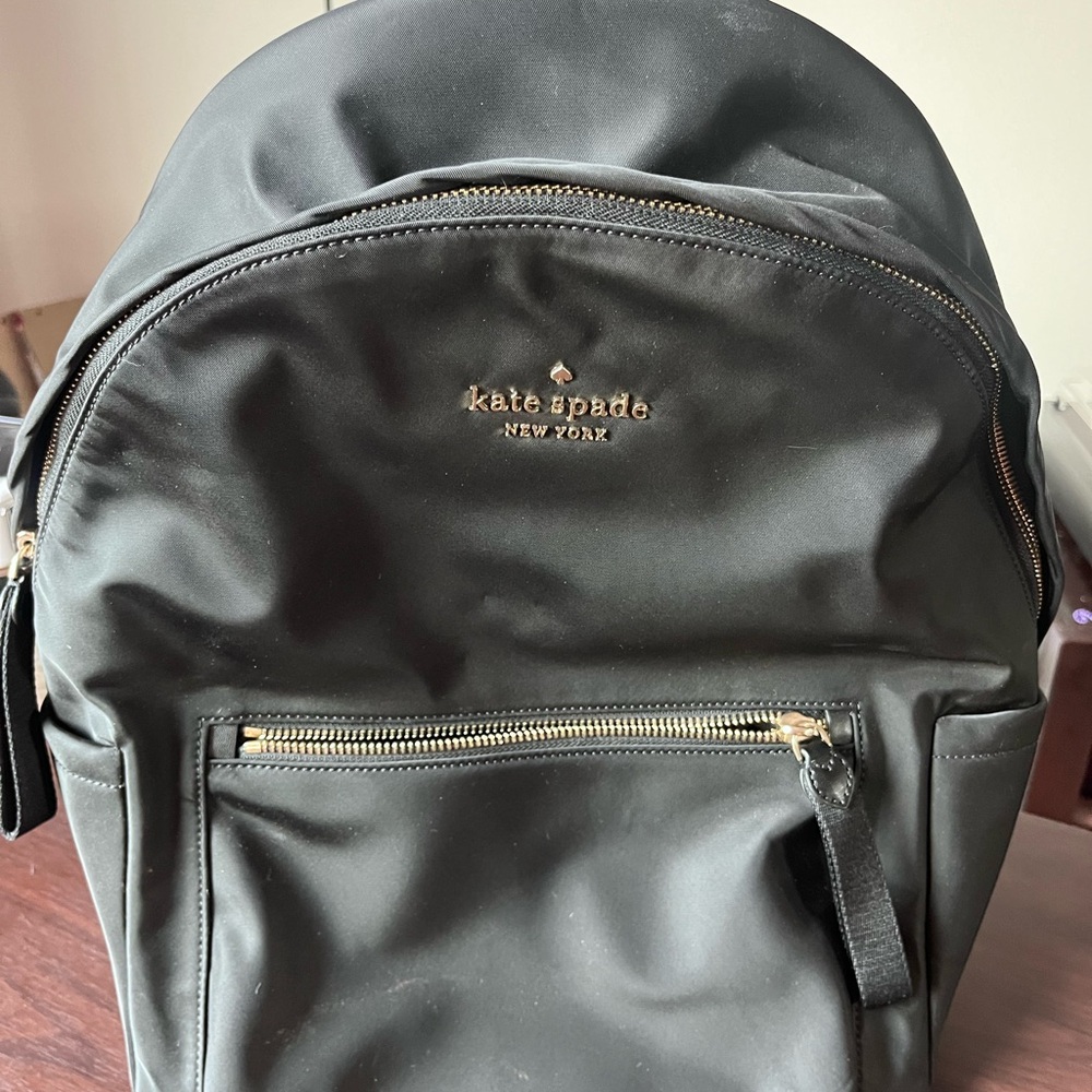 Kate Spade Black Nylon Backpack - Picture 1 of 6